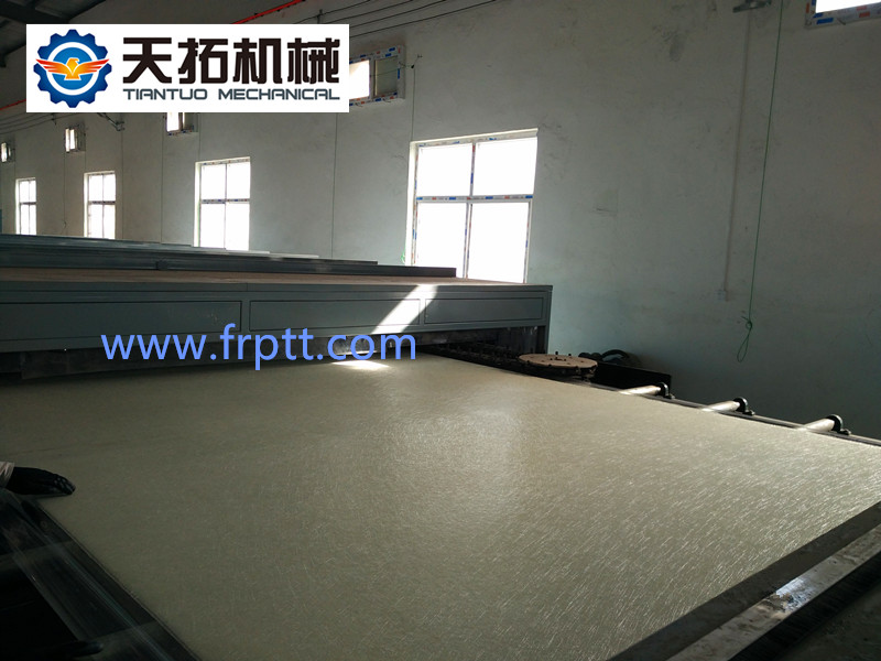 FRP carriage plate production lin