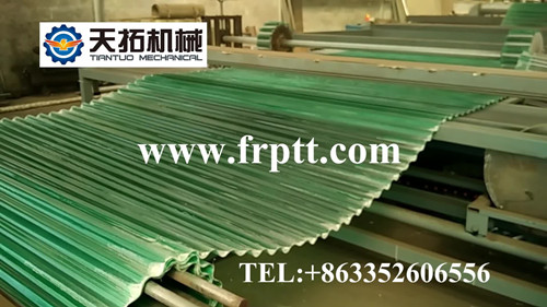 FRPtransverselycorrugatedtilemachin