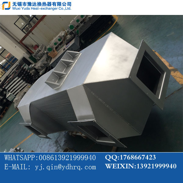 54KW gas heat exchanger aluminum plate fin heat sink