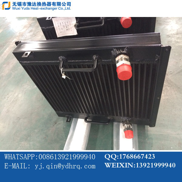 Full plate fin type heat radiation of inverter converter water cooler