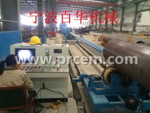 Straight pipe automatic submerged arc welding