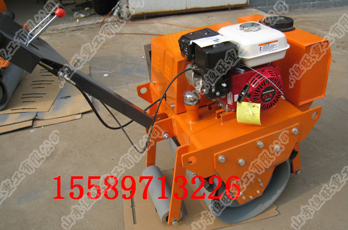 Supply roller 700A walking single wheel roller heavy gasoline