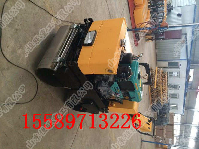 HW-840C walking type double steel roller compaction efficiency