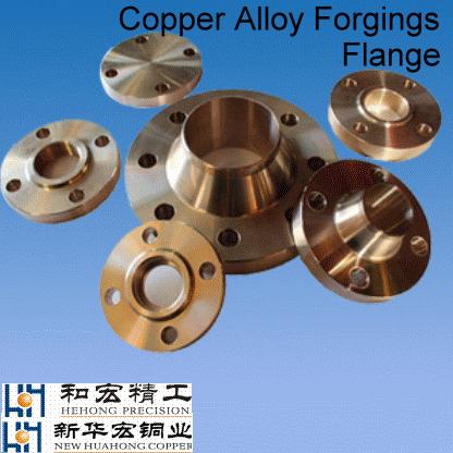 Copper alloy flanges, forgings, machined parts, copper, nickel, copper, nickel and nickel alloy