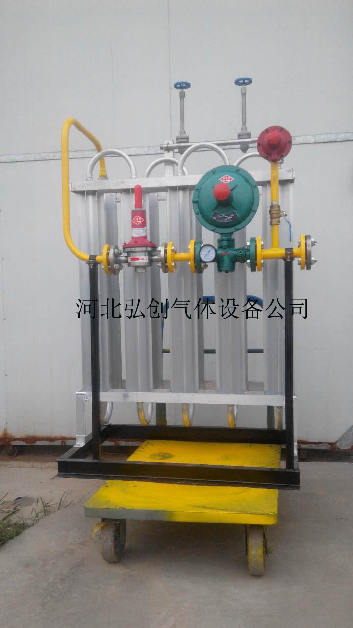 Small LNG vaporization pressure adjustment