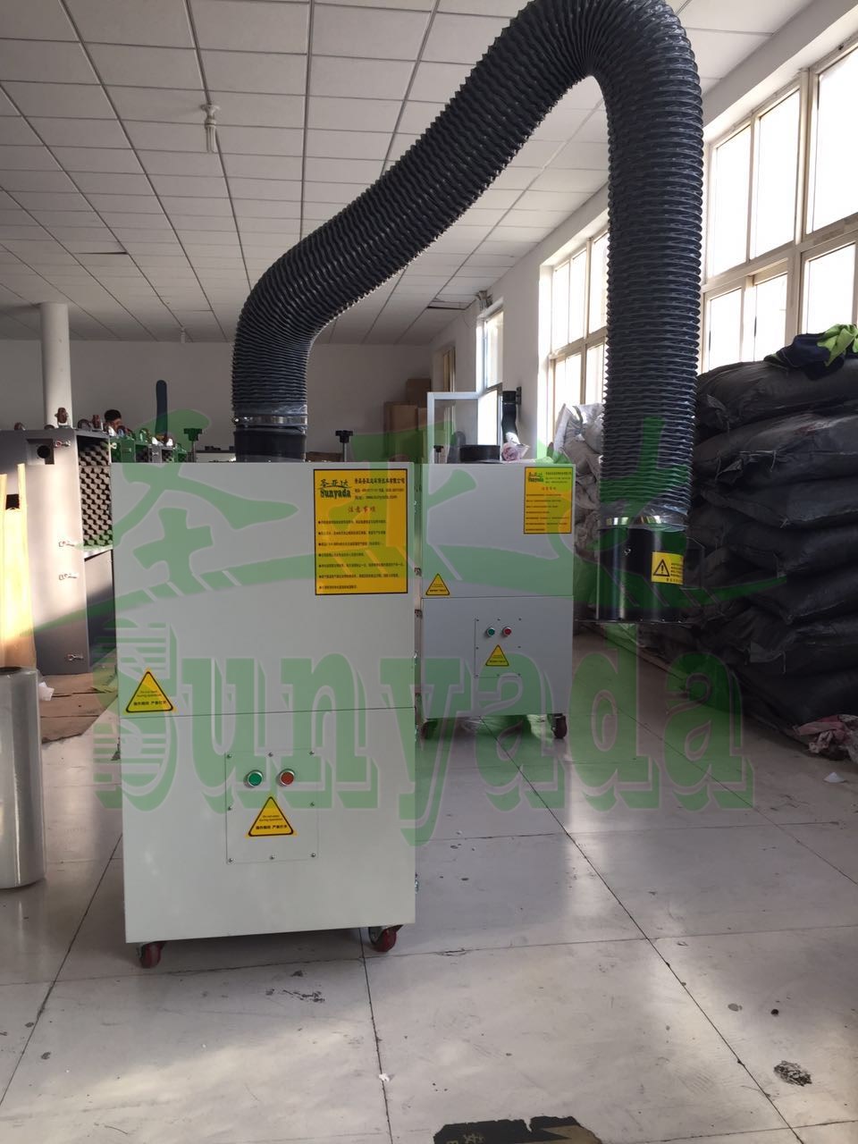 Workshop welding dust treatment equipment welding fume purifier warranty