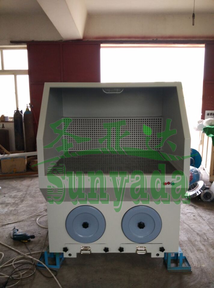 Hardware polishing dust removal equipment, polishing workshop dust table goods