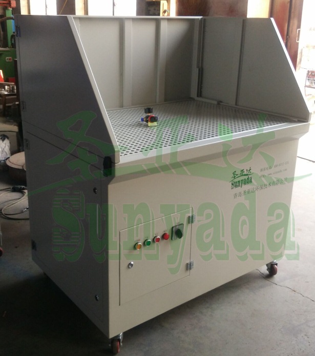 Polishing workshop dust filter cylinder polishing table good results