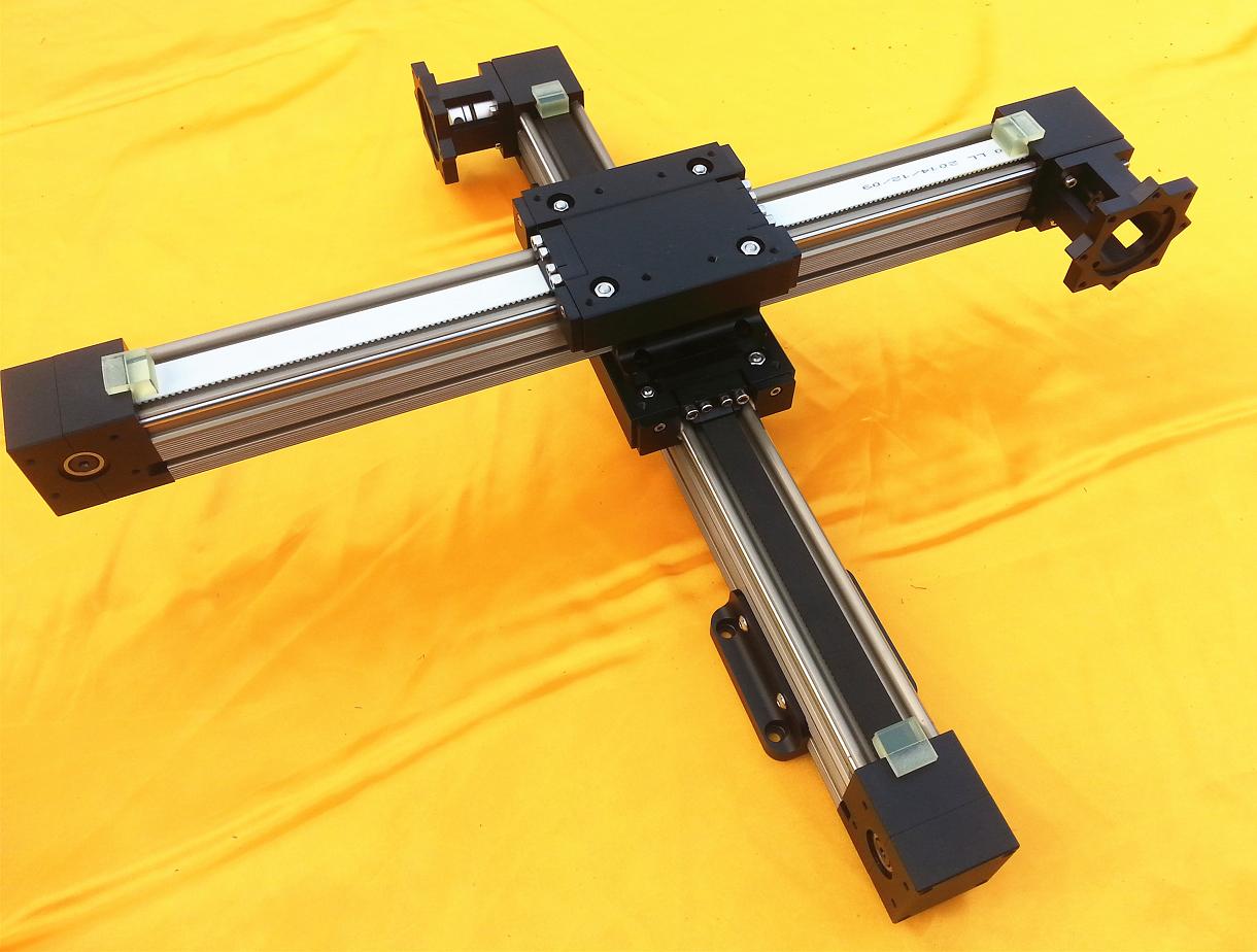 Cross slide electric module dual axis NC linear sliding rail