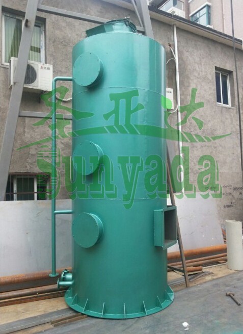 Mist water spray spray tower exhaust, exhaust gas purification tower internal price