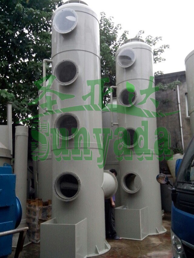 PP mist spray tower exhaust, malodorous gas spray tower.