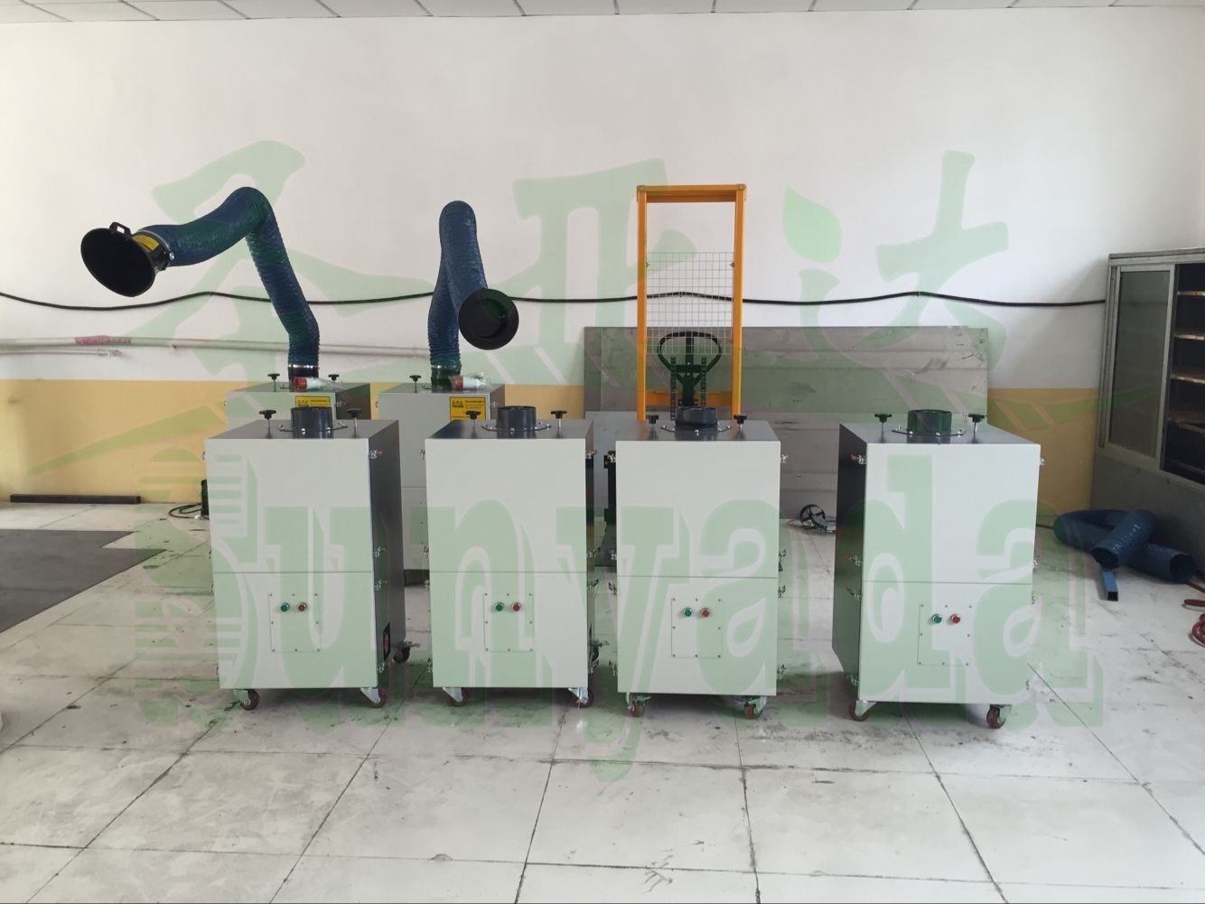 Mobile welding fume purifier, automatic workshop dust treatment price