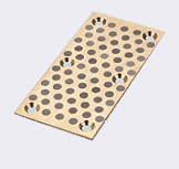 Copper base inlaid self-lubricating abrasion proof Guide