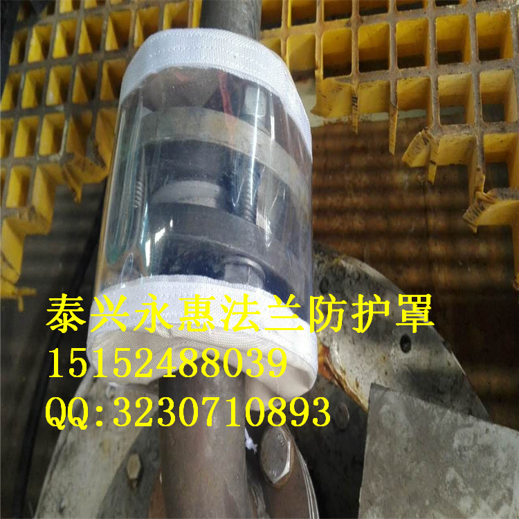 Polytetrafluoroethylene leakproof flange and valve protection