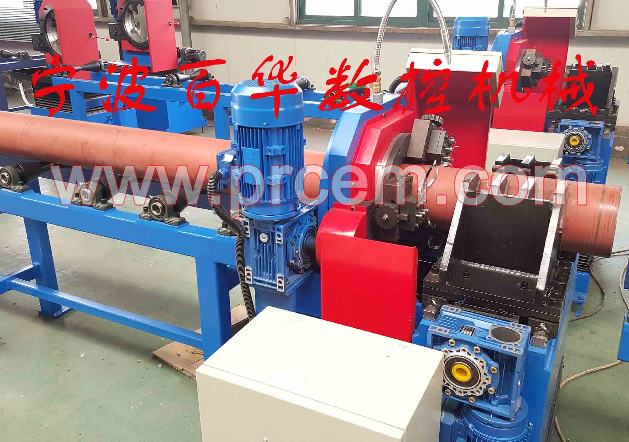 High speed cutting groove machine for steel pipe