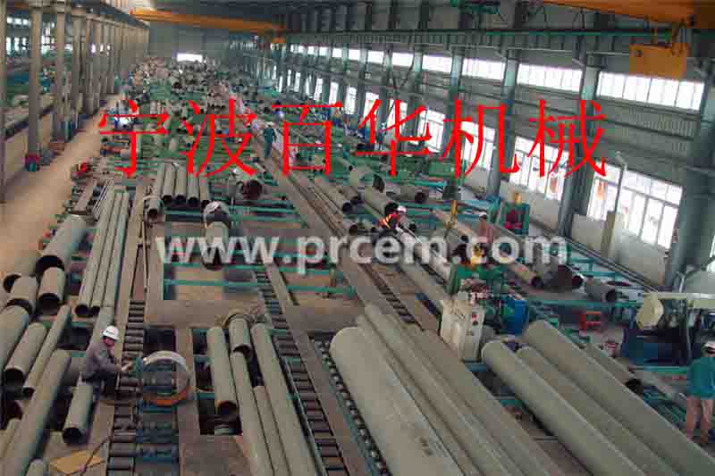 Stationary pipe prefabrication production line factory