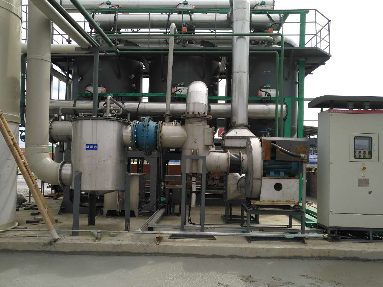 Treatment of waste gas by VOCs organic waste gas treatment