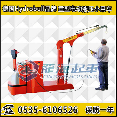 2000kg heavy duty electric hydraulic crane, guaranteed 2