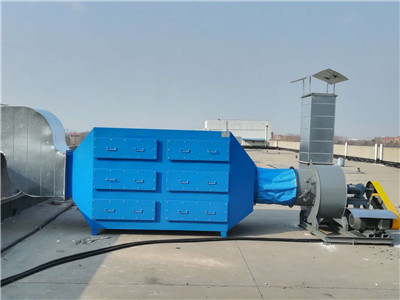 Production of activated carbon environmental protection box in Huaiyang County of Zhoukou