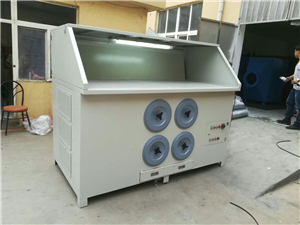 Shandong Yantai Workshop Angle Mill Dust Removal Workbench Certificate Complete Factory