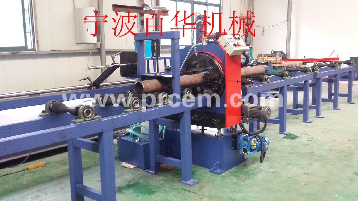 Baihua steel pipe mechanical cutting groove