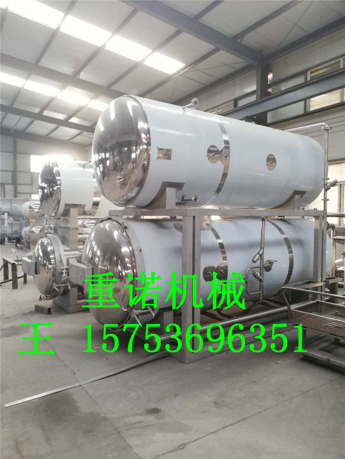 Cooked food high temperature sterilization pot double layer sterilization pot bean products sterilization