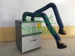 Reverse blow type welding fume purifier, welding fume purifier