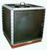 Assembled enamelled steel sheet water