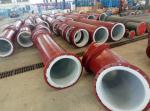 Steel lined polytetrafluoroethylene high temperature resistant and strong corrosion resistant tube